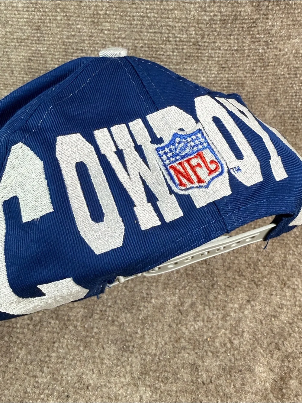 90’s Dallas Cowboys Hat Logo Athletic Snapback AOP NFL Pro Line Vintage Taiwan